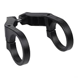 E-Scooter-Scheinwerfer-Halterung, E-Bike-Frontlicht-Halterung für 31,8 mm Stange, rutschfester ABS-Befestigungsclip (1 Stück)