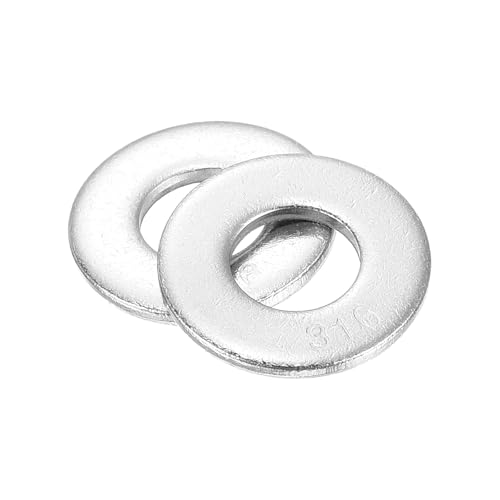Rondelle plate 6,35 mm inox 316 uxcell contre la rouille et le desserrage