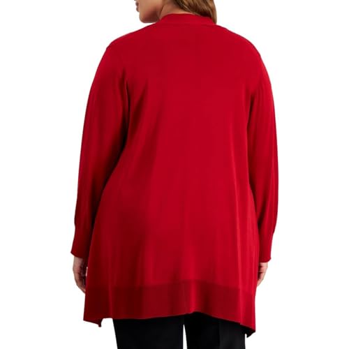 Image of Kasper Women's Shark Bite Open Front Cardi