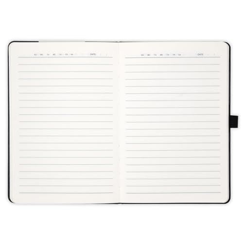 Image of Kitabby Legacy Interlock - A5 Hard Bound Notebook with Pen - Tan Brown