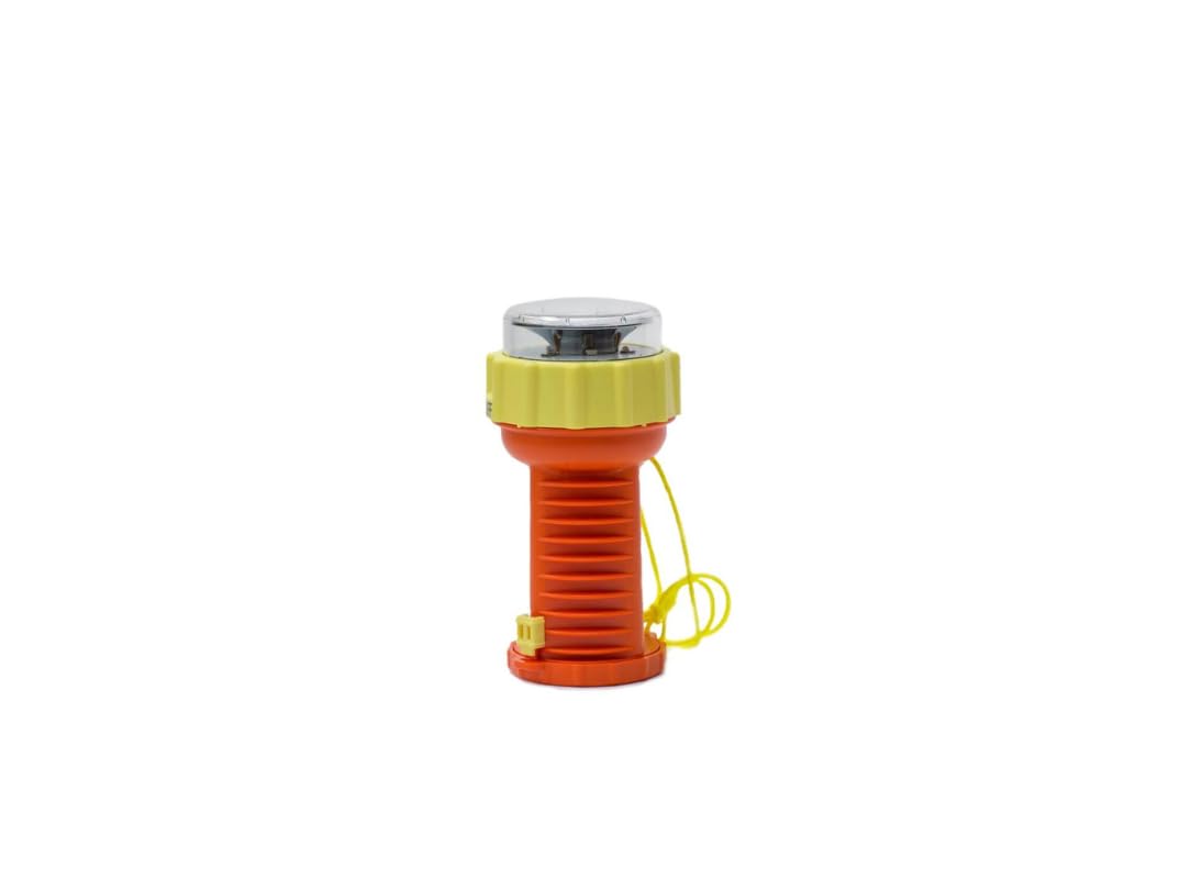 Odeo Distress Flare | Bengala electrónica LED | Impermeable | Aprobado por SOLAS | Batería de larga duración | Seguridad marina | Señal de emergencia | Reutilizable