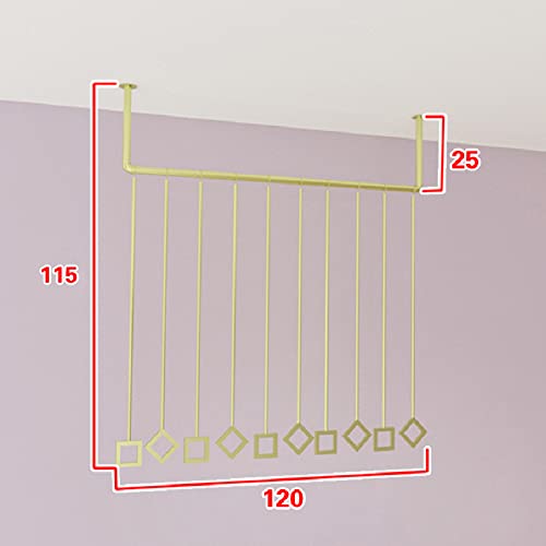 Perchero de pared resistente para ropa ajustable 120x115cm hogar 5