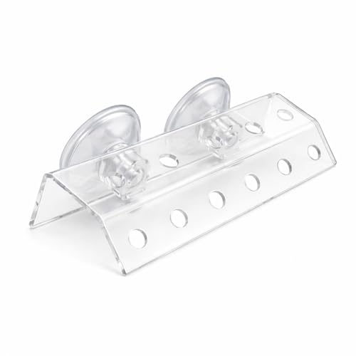 kcrygogo Coral Frag Holder Acrylic Coral Frag Rack with Powerful Double Suction Cups Suitable for...