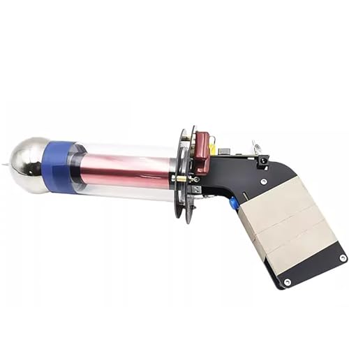Handheld Tesla Coil Gun, Electromagnetic Pulse Mode, Artificial Lightning, Portable Mini Spark Gap...