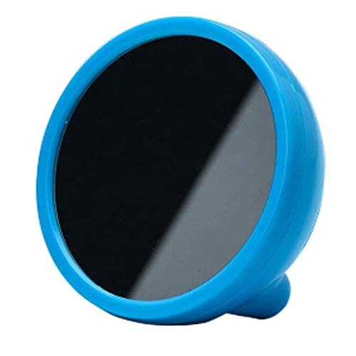 Mini réveil de maquillage portable noir avec écran LED pour illuminer votre routine beauté