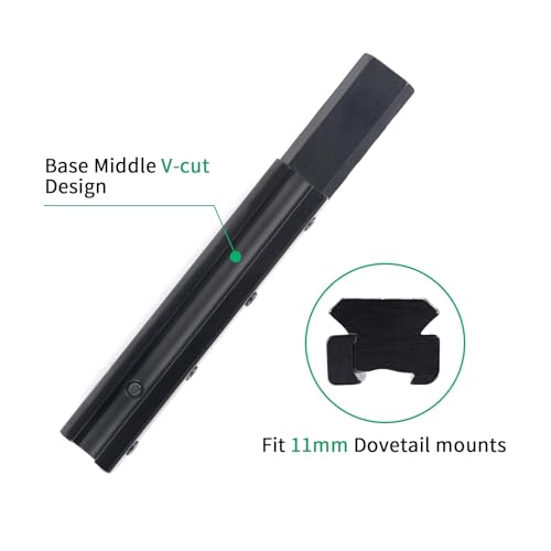 Adaptateur FOCUHUNTER double rehausse 13,5 mm et 25,4 mm avec écrous de serrage QD - 7