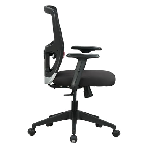Image of Featherlite ''Astro'' Mesh Home & Office Ergonomic Chair with, Adjustable Lumbar Support, Adjustable Armrest & DIY (Mid Back)