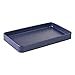 Produktbild iDesign 16974EU Gia Ablage für Gästehandtücher im Bad, 24,4 x 14,3 x 2,7 cm, matt navy, Stahl