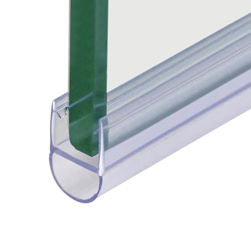 Joint de bas de porte en verre douche 10 mm U étanchéité silicone découpable - 2