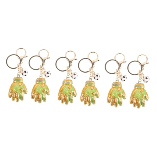 Porte-clés gardien de but idée cadeau footballeur pour équipe et supporters lot de 6