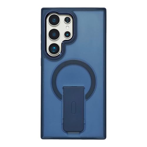 Coque pour Samsung Galaxy S26 Ultra magnétique fine zimial avec support rigide pliable noir