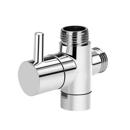 G 1/2 3 Way Water Separator Fixed Spray Head Diverter Shower Diverter Valve Hand Held Showerhead Shower Head(Style 3)