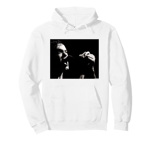 Image of Henry Rollins Black Flag Singer By Martin O'Neill Pullover Hoodie