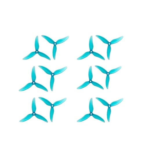 Hélice à 3 pales de 51499 pouces uav freestyle bleu haute poussée