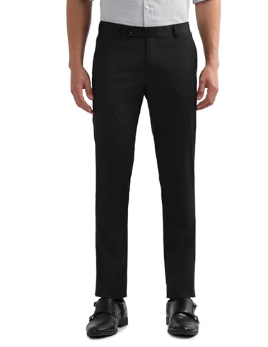 Image of Arrow Newyork Men's Textured Regular Fit T-Shirt