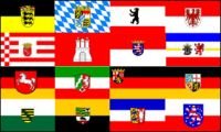 ALLE 16 Bundesländer-Flaggen im Set + Deutschland!
