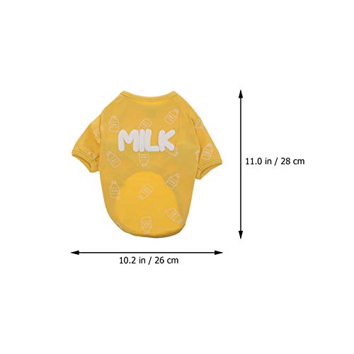 POPETPOP Trajes Camisa Bonito Do Filhote de Cachorro Do Animal de Estimação de Algodão Respirável Te