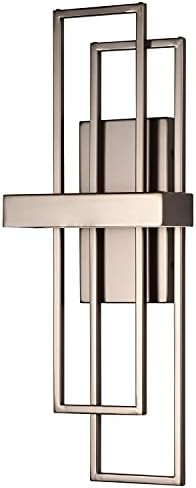 Nuvo Lighting 62/125 Frame LED One Light Wall Sconce 4.8 Watt 285 Lumens Soft White 2700K KolourOne Technology Hazel Bronze Fixture