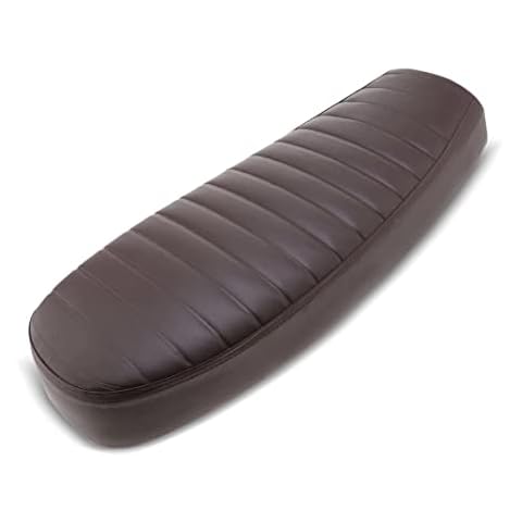 Seat compatible with Cafe Racer or Scrambler Rebuilding Craftride SL5 Flat dark brown Cover