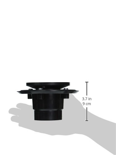 Zurn FD2254-AB2 ABS Adjustable Shower Drain with 4\" Round Stainless Steel Strainer, 2\"