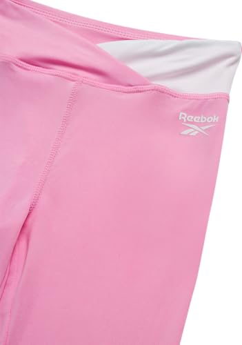 Image of Reebok Girls Leggings Set - 3 Piece Sleeveless Athletic Top Pullover Crewneck Workout Sweatshirt and Girls Yoga Pants