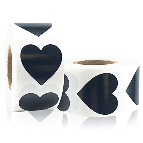 Pegatinas de agradecimiento, 1000 unidades, pegatinas naturales en forma de corazón para scrapbooking, etiquetas adhesivas para envolver regalos de cumpleaños Cover