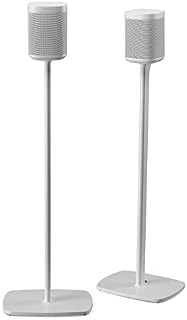 Flexson Floor Stands for Sonos One, One SL and Play:1 - White (Pair)
