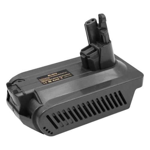 ZONADA V10 Battery Adapter for Milwaukee 18V Lithium Convertible to Replace The Battery Compatible with Dyson V10 Animal Absolute Motorhead SV12 Fluffy Vacuum Cleaner Sweeper