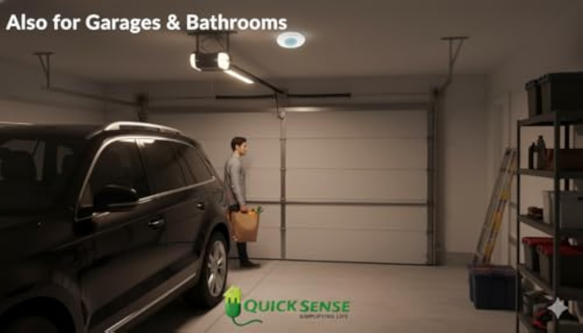QS-07 Ceiling PIR Motion Sensor Switch 360 Detection