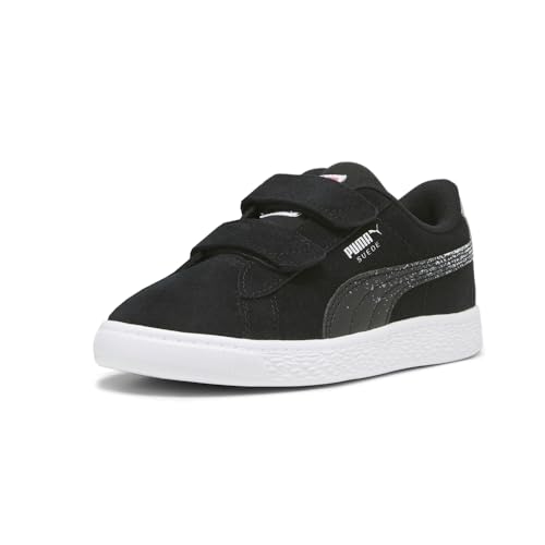 PUMA Kids Girls Suede Classic Lf Starry Night Glitter Slip On Sneakers Shoes Casual - Black - Size 2.5 M2