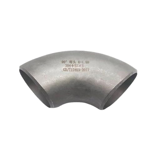 Coude 90 inox 304 raccord plomberie à souder bout à bout tube acier inoxydable 45mm
