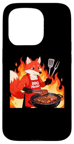 Red Fox Cooking Grill BBQ Funny Gift Red Fox �X�}�z�P�[�X iPhone 15 Pro �p