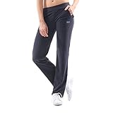 Sportkind Mädchen & Damen Fitness, Sport Tennishose lang mit tiefen Taschen, atmungsaktiv, Navy blau, Gr. 116