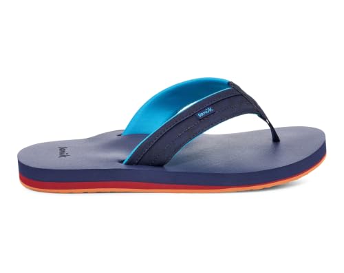Image of Sanuk Mens Ziggy ST | Flip Flops for Men | Mens Sandals | Beach Sandals | Water Friendly & Lightweight | Comfort Footbed