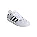 adidas Women's Breaknet Sleek Sneaker, White/Black/Gold Metallic, 8.5