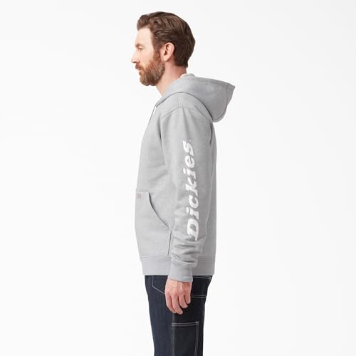 Dickies Men's Wordmark DWR Pullover Fleece, HEATHER GRAY, XT - image 3