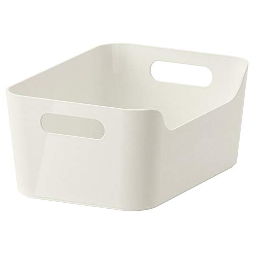 Ikea Rectangular Variera Box (White, 24x17 cm, 9 1/2x6 3/4 Inch),...