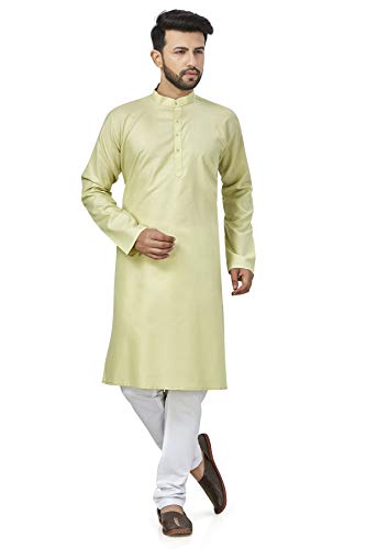 Image of BE ACTIVE Linen Blend Solid Pattern Trendy Comfortable Stylish Full Sleeve Kurta Men's Ethnic Wear