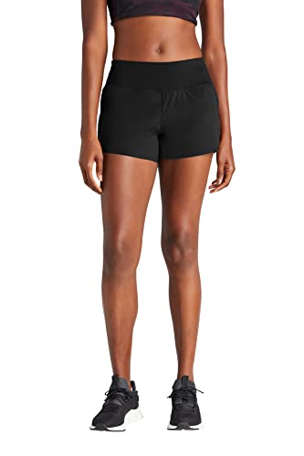 SPORT-TEK Women’s Repeat Short | Athletic 3.5″ Shorts for Women, Workout Clothes for Gym, Yoga & Running