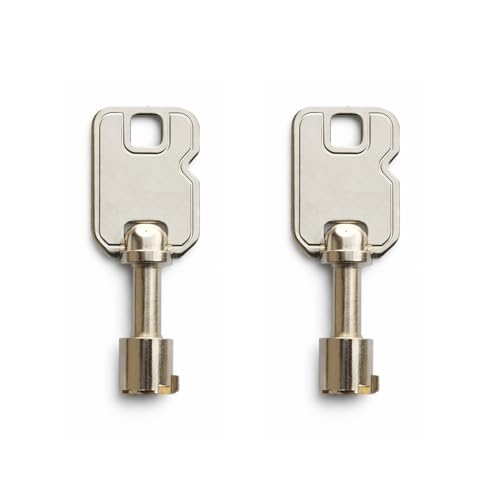 2-Pack W10140858 (MX7 / ZB7) Service Panel Keys, Compatible with Greenwald Commercial Washing Machine, for Whirlpool, Maytag, KitchenAid, Jenn-Air, Amana, Magic...