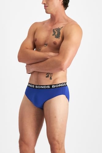 Bonds mens Classic Everyday Brief Underwear in Cotton Blend for Men, 3-pack3