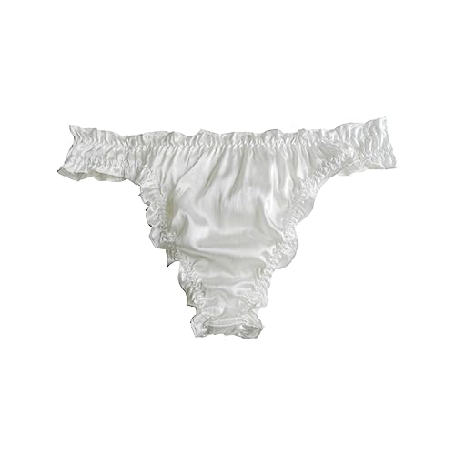 Men's Silk Panties Thongs Sissy Panties Bikini Briefs Crossdress Lingerie