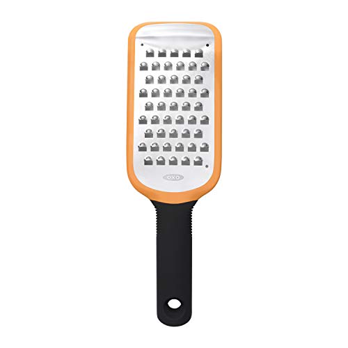 Comparison: Best Grater For Vegetables 6 OXO Good Grips Etched Coarse Grater, Orange