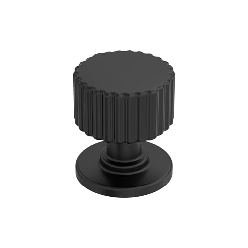 Amerock 1-1/8" Round Ballard Matte Black Cabinet Knob
