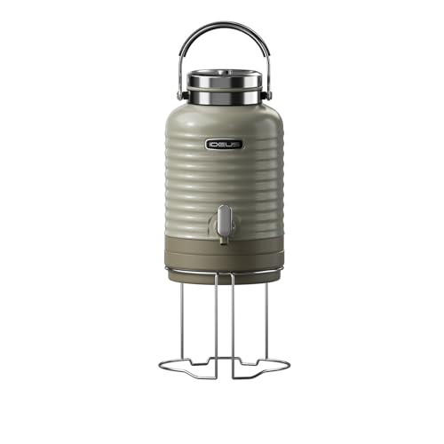 Image of IDEUS Insulated Beverage Dispenser 1.4gal, Drink Container Grey B-type