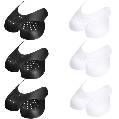 6 pares de protectores antiarrugas para zapatos tamaño 7-12