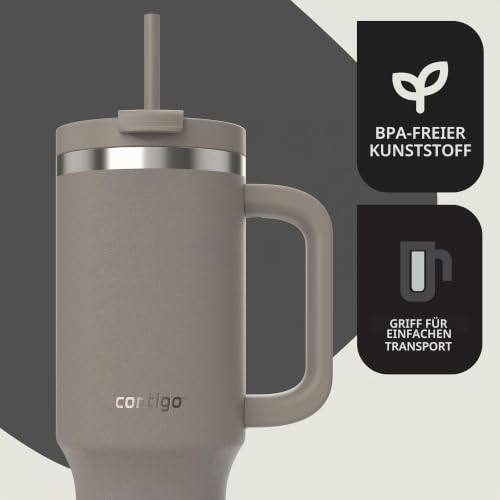 Contigo Streeterville Tumbler Thermobecher | Griff & Strohhalm | 29h kalt – Ansicht 4