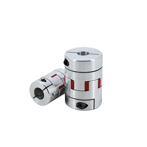 Acoplamiento de eje flexible D25L30 de 6.35X10mm para motor paso a paso CNC 2