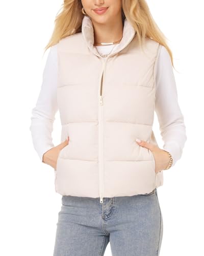 Chaqueta sin mangas fuinloth Marty Mcfly mujer chaleco acolchado ligero abrigo entretiempo
