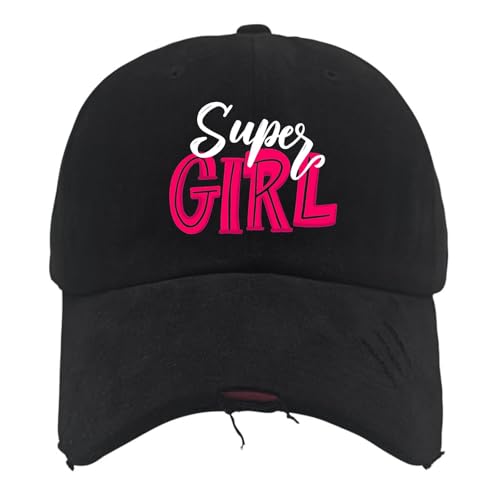 Super Girl Womens Baseball Hat Hiking Cap for Men Tennis Hats Quick Dry Sun Visor Hat